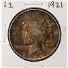 Image 1 : 1921 $1 Peace Silver Dollar Coin