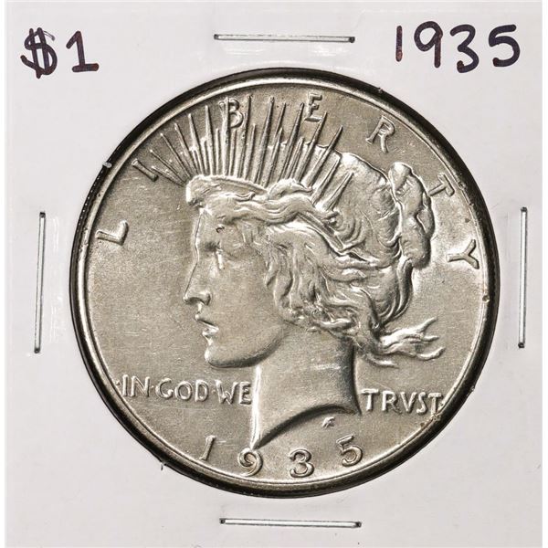 1935 $1 Peace Silver Dollar Coin