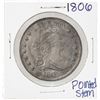 Image 1 : 1806 Pointed 6 Stem Draped Bust Half Dollar Coin