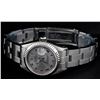 Image 9 : Rolex Ladies Stainless Steel Slate Grey Date Wristwatch