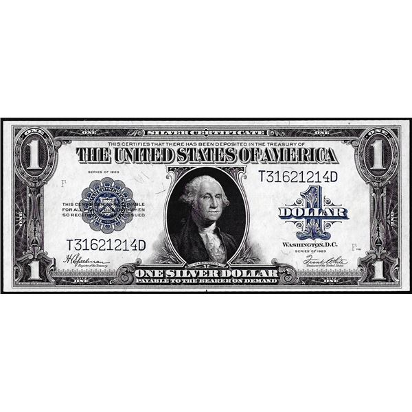 1923 $1 Silver Certificate Note