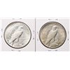 Image 2 : Lot of (2) 1935-S $1 Peace Silver Dollar Coins