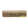 Image 1 : Original Bank Wrapped Roll of (50) Brilliant Uncirculated 1954-S Roosevelt Dime Coins