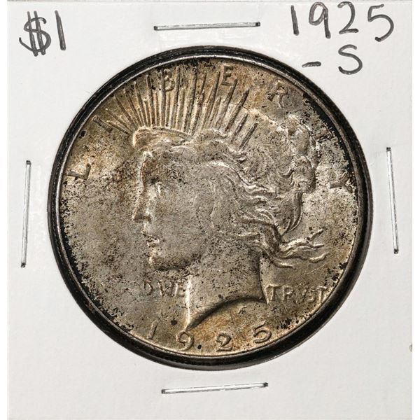 1925-S $1 Peace Silver Dollar Coin