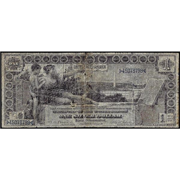 1896 $1 Educational Silver Certificate Note