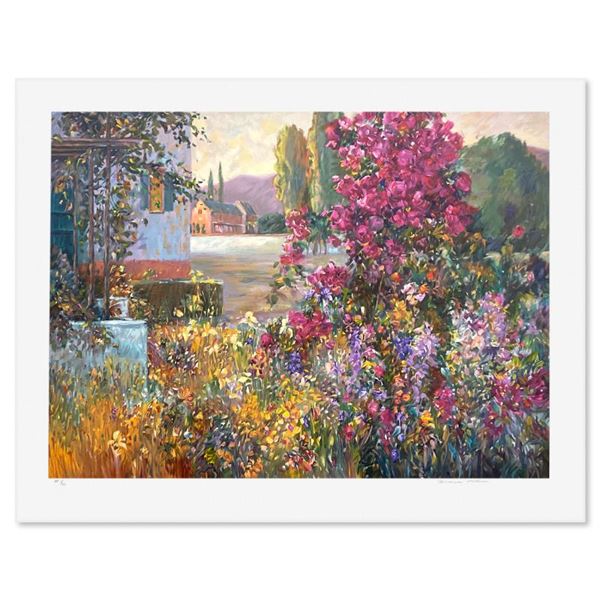 Henri Plisson (1933-2006) "La Vie En Rose" Limited Edition Serigraph on Paper