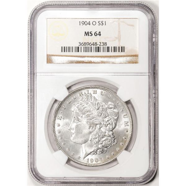 1904-O $1 Morgan Silver Dollar Coin NGC MS64