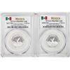 Image 1 : Lot of 2017-2018-Mo Mexico Proof 1/10 oz Silver Libertad Coins PCGS PR69DCAM