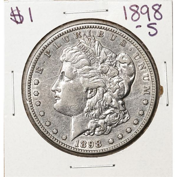 1898-S $1 Morgan Silver Dollar Coin