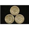 Image 1 : 2-1968-D & 1969-D 40% SILVER JOHN F. KENNEDY HALFS