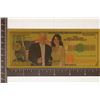 Image 1 : 24KT GOLD FOIL DONALD TRUMP 1,000,000 CU
