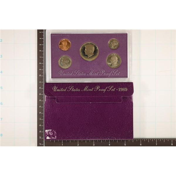 1989 US PROOF SET (WITH BOX)