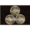 Image 2 : 3-1/10 TROY OZ. .999 SILVER ROUNDS WALKING LIB.