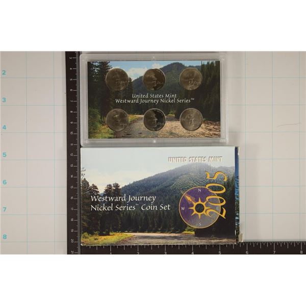 2005 WESTWARD JOURNEY NICKEL SET (UNC) WITH BOX