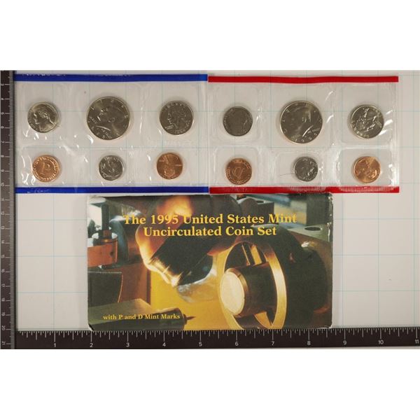1995 US MINT SET (UNC) P/D (WITH ENVELOPE)