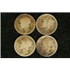 1917, 1925, 1927 & 1935 SILVER MERCURY DIMES