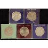 Image 2 : 5-NEW ZEALAND $1 COINS 1967 COMMEMORATIVE,