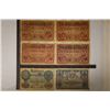 Image 1 : 6 GERMAN 20 MARK BILLS 1-1910, 1-1915 & 4-1918