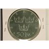 Image 2 : 1975 SWEDEN SILVER 50 KRONER BRILLIANT UNC