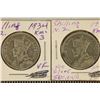 Image 1 : 1934 & 1935 NEW ZEALAND SILVER 1 SHILLING