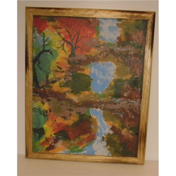 Original painting Cascades #1746 by LangdonArt -IMAGINATION-LangdonArt peinture originale Cascades