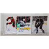 Image 1 : LOT OF 3ÿAUTOGRAPHED HOCKEY PICTURES