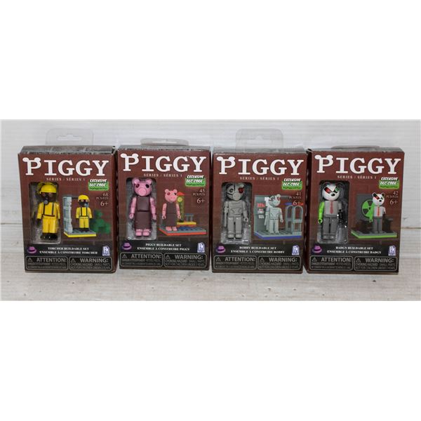 4 PIGGY SERIES 1 FIGURES