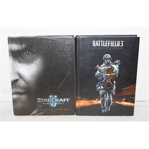 BATTLEFIELD 3 AND STARCRAFT 2 HARDCOVER