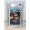 Image 1 : 1988-89 TOPPS BRETT HULL ROOKIE GRADED 8.5