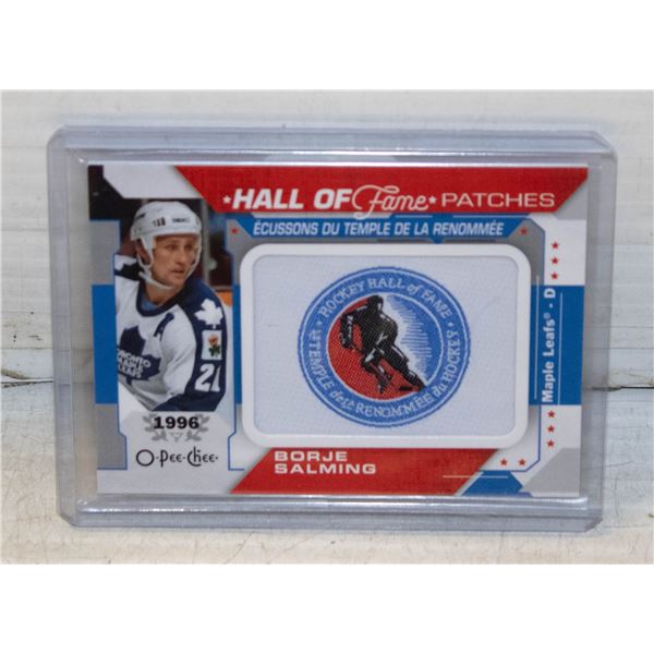 2022-23 OPC HALL OF FAME PATCHES BORJE