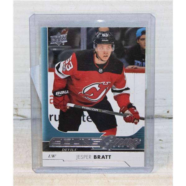 2017-18 UPPER DECK JESPER BRATT YOUNG GUNS