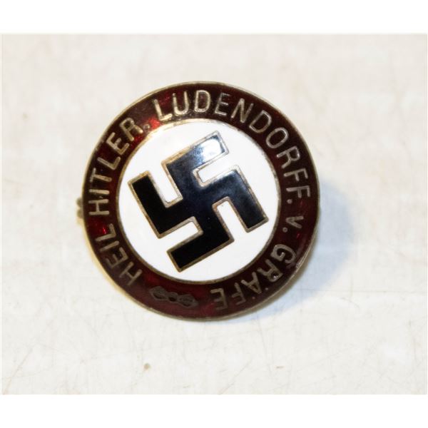 NAZI GERMANY POLITICAL PIN