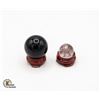 Image 1 : #-16-NATURLAL BLACK OBSIDIAN & CLEAR QZ ASPHERE BA