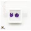 Image 1 : #44-PURPLE AMETHYST GEMSTONE 3.60CT