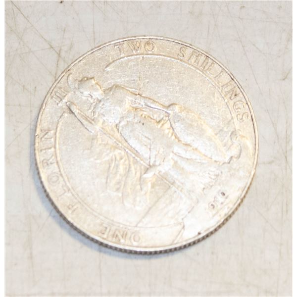 1911 SILVER GREAT BRITAIN ONE FLORIN COIN