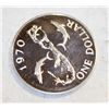 Image 1 : 1970 SILVER BERMUDA $1 DOLLAR 29G COIN