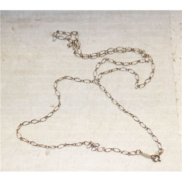 STAMPED TIFFANY .925 SILVER 24" NECKLACE