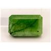 Image 1 : #63-GREEN EMERALD GEMSTONE 106.30 CT