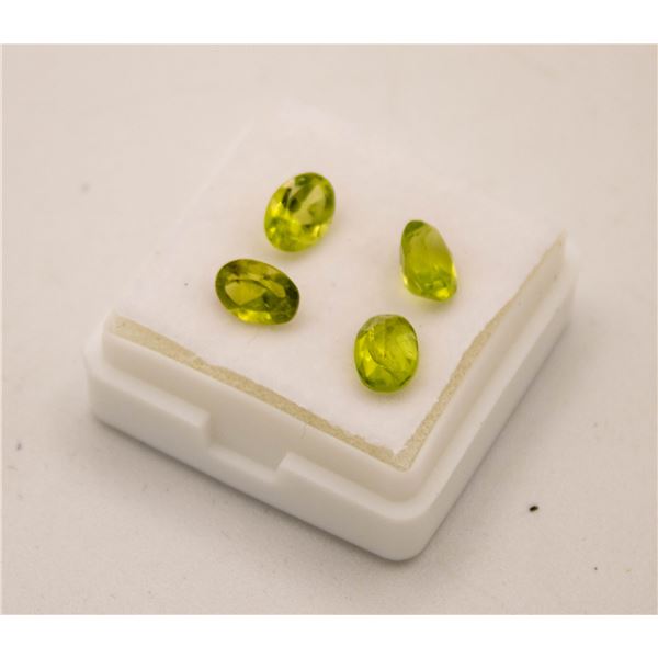 #156-GREEN PERIDOT GEMSTONE 3.65 CT