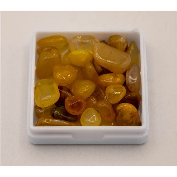 #115-NATURAL YELLOW AGATE ROUGH 102.00 CT