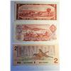 Image 2 : 24) $2.00 CANADIAN BANKNOTES FROM 1954, 1974 &