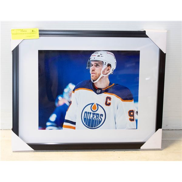 FRAMED CONNOR MCDAVID PHOTO