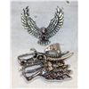 Image 1 : 2 ESTATE EAGLE & DRAGON PENDANTS-ESTATE