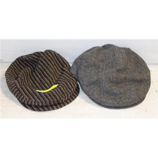 VINTAGE BRITISH WOOL & ANTIQUE JOHN DOE WOOL HAT