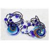 Image 1 : 2 ART GLASS ESTATE NECKLACES TOGETHER-ESTATE