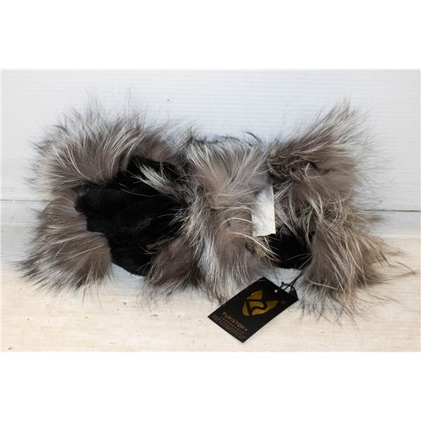 ESTATE CHINCHILLA FUR STORY 4FT SCARF WRAP