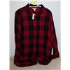 Image 1 : NEW JOE FRESH RED & BLACK PLAID LONG SLEEVE