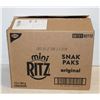 Image 1 : NEW CASE 12 BOXES OF MINI RITZ SNAK PK