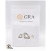 Image 3 : #733-GRA CERTIFIED 1.00 CARAT MOISSANITE