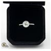 Image 1 : #731-1.0 CARAT MOISSANITE SET IN CENTER SURROUNDED